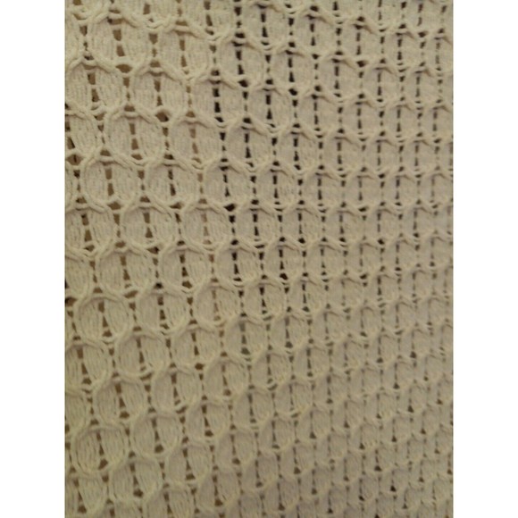 Nicole Miller artelier Ivory Knit 3/4 Sleeve Open Cardigan Sweater‎ Size S - Picture 7 of 12